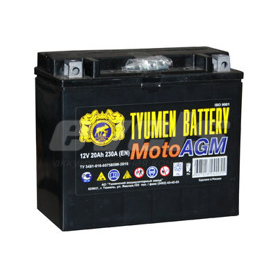 Tyumen Battery 6мтс-20  AGM — основное фото