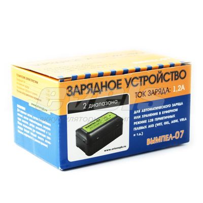 Зарядное устройство Вымпел 07 (12В, 1,2А) для заряда и хранения буферном режиме — фото №2
